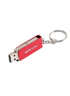 Buy USB 2.0 Flash Drive With Key Ring C7192R-64-L Red/Silver in Saudi Arabia