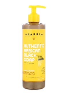 Buy Vanilla Almond Authentic African Black Soap 476ml in Saudi Arabia
