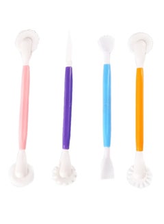 Buy 4-Piece Fondant Cake Decorating Tools Multicolour in Saudi Arabia