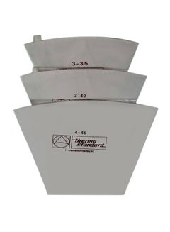 Buy 3-Piece Re-Useable Cotton Pastry Bag White/Black in UAE