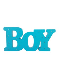 Buy Boy Sign LED Light Blue 40x21cm in UAE