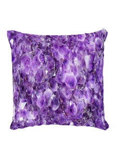 Buy Decorative Printed Pillow Cover Purple in Egypt