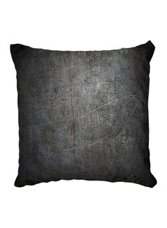 Buy Decorative Printed Pillow Cover Grey in Egypt