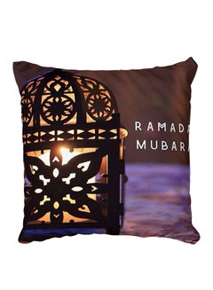 Buy Decorative Printed Pillow Cover Multicolour in Egypt