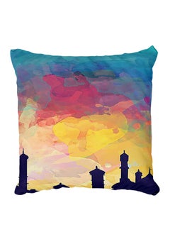 Buy Decorative Printed Pillow Cover Multicolour in Egypt