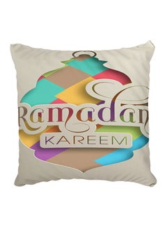 Buy Decorative Printed Pillow Cover Multicolour in Egypt