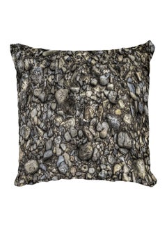 Buy Decorative Printed Pillow Cover Black in Egypt