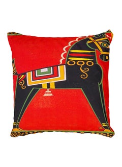 Buy Decorative Printed Pillow Cover Multicolour in Egypt