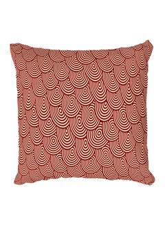 Buy Decorative Printed Pillow Cover Red in Egypt