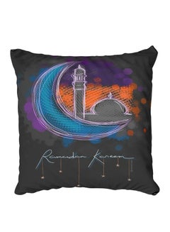 Buy Decorative Printed Pillow Cover Multicolour in Egypt