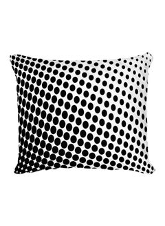 Buy Decorative Printed Pillow Cover Black/White in Egypt