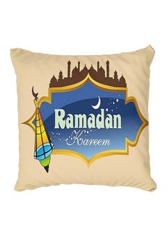 Buy Decorative Printed Pillow Cover Multicolour in Egypt