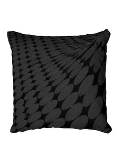 Buy Decorative Printed Pillow Cover Black in Egypt