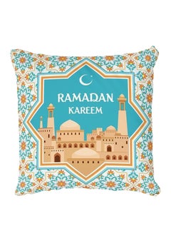 Buy Decorative Printed Pillow Cover Multicolour in Egypt