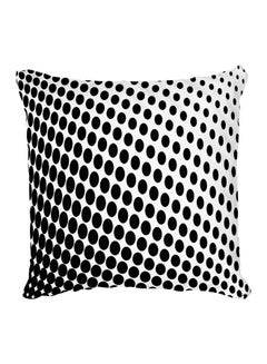 Buy Decorative Printed Pillow Cover White/Black in Egypt