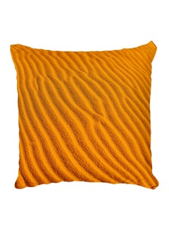 Buy Decorative Printed Pillow Cover Orange in Egypt