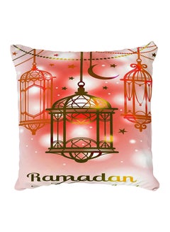 Buy Decorative Printed Pillow Cover Multicolour in Egypt