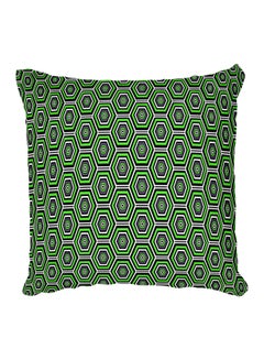 اشتري Decorative Printed Pillow Cover Polyester Green في مصر