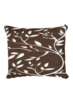 Buy Decorative Printed Pillow Cover Brown in Egypt