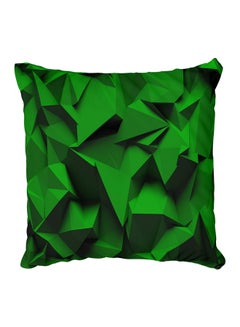 Buy Decorative Printed Pillow Cover Green in Egypt