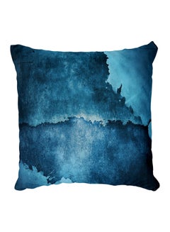 Buy Decorative Printed Pillow Cover Blue in Egypt