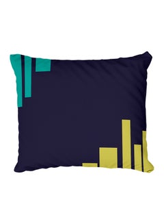 Buy Decorative Printed Pillow Cover polyester Blue in Egypt