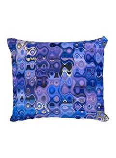 Buy Decorative Printed Pillow Cover Blue in Egypt