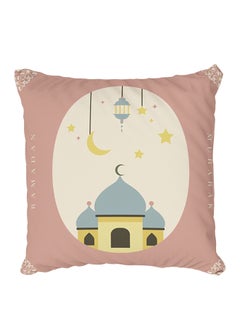 Buy Decorative Printed Pillow Cover Multicolour in Egypt