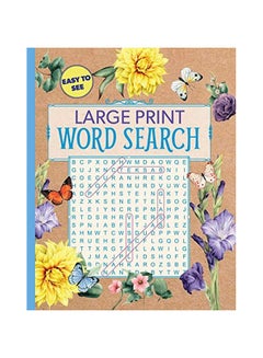 اشتري Large Print Floral Word Search paperback english - 28 January 2020 في الامارات