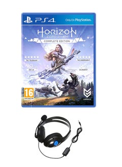 Buy Horizon: Zero Dawn And Gaming Headphone With Microphone (Intl Version) - Role Playing - PlayStation 4 (PS4) in Saudi Arabia