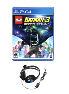 اشتري لعبة الفيديو "Batman 3 Beyond Gotham" مع سماعة رأس بميكروفون للألعاب (إصدار عالمي) - مغامرة - بلايستيشن 4 (PS4) في الامارات