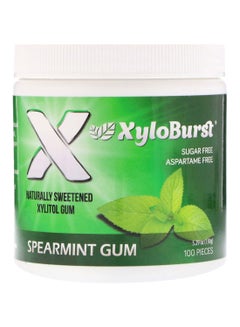 Buy Spearmint Flavour Sweetened Xylitol Gum 150grams in UAE
