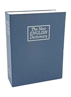 Buy Dictionary Designed Book Safe Blue/White 6.7x20x26.7centimeter in UAE