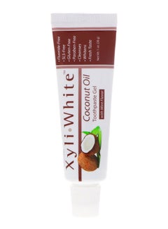 Buy Xyli White Coconut Oil Mint Flavour Toothpaste Gel 28grams in UAE