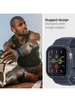 Spigen Rugged Armor Pro Compatible With Apple Watch Case Series 4/5/SE/6  Charcoal Grey KSA | Riyadh, Jeddah