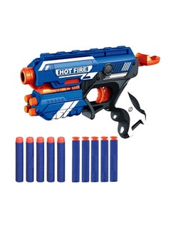 اشتري Foam Blaster Gun Toy With 10 Bullets 25x16x5cm في السعودية