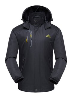 Buy Detachable Hooded Waterproof Sports Jacket M in UAE