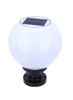 Buy Solar Globe Sun Power Stigma Garden Wall Light White 250x300x250mm in UAE