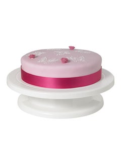 Buy Cake Decorating Turntable White 28x28x7.5centimeter in Egypt