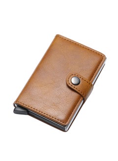 Buy Solid Design Bi Fold Wallet Brown in Saudi Arabia