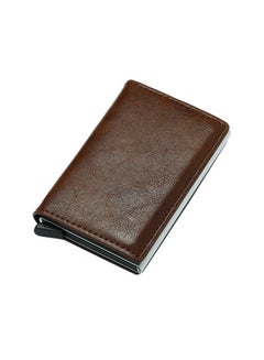 Buy Solid Design Bi Fold Wallet Coffee in UAE