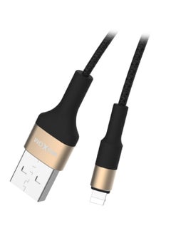 Buy Lightning Data Sync And Charging Cable Black/Gold/Silver in Saudi Arabia