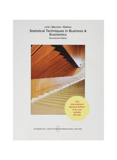 Buy Statistical Techniques In Business and Economics paperback english in Egypt