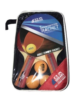 Buy 5-Piece Table Tennis Racket With Balls in UAE