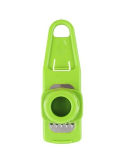 Buy Multifunctional Ginger Garlic Grater Green 17cm in Egypt