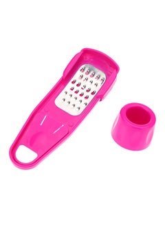 Buy Multifunctional Ginger Garlic Grater Pink 17cm in Egypt