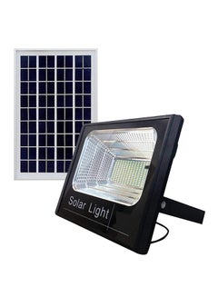 Buy 200W Solar-Powered Remote Control Exterior LEDs Lamp Black 35x53x1.7cm in UAE