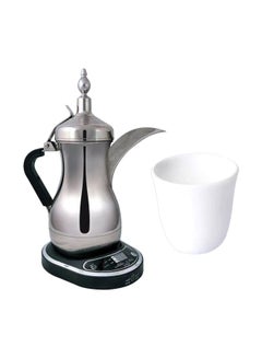 Buy Liquid Arabic Coffee Machine 1000 ml GA-C9839 Silver in UAE