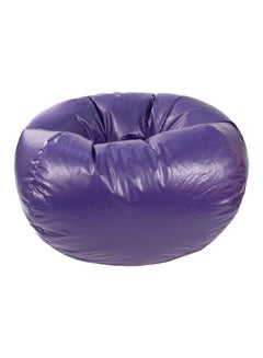 Buy Bean Bags Leather Look Bag Purple in UAE