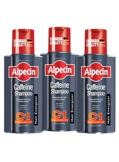 Buy Pack Of 3 Caffeine Hair Energizer Shampoo 3 x 250ml in UAE